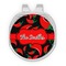 Chili Peppers Golf Ball Marker - Hat Clip - Silver