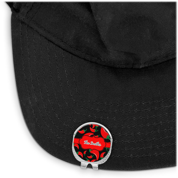 Chili Peppers Golf Ball Marker Hat Clip - Main