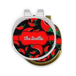 Chili Peppers Golf Ball Marker - Hat Clip