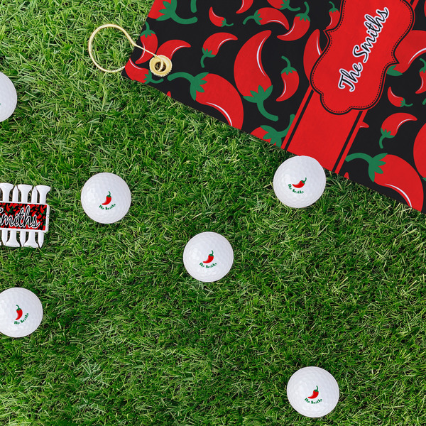 Chili Peppers Golf Balls - Generic - Set of 12 - LIFESTYLE