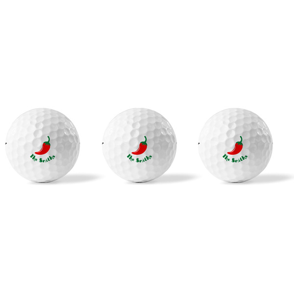Chili Peppers Golf Balls - Titleist - Set of 3 - APPROVAL