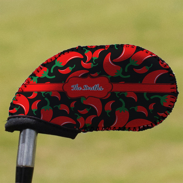 Custom Chili Peppers Golf Club Iron Cover - Single (Personalized)