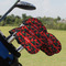 Chili Peppers Golf Club Cover - Set of 9 - On Clubs