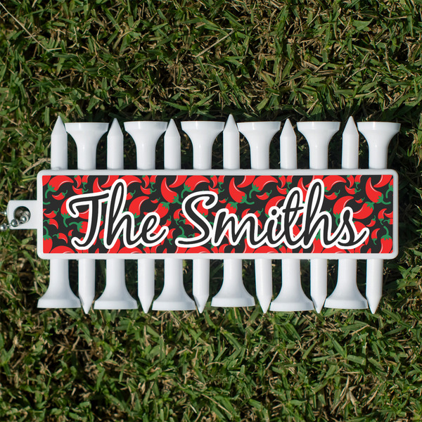 Custom Chili Peppers Golf Tees & Ball Markers Set (Personalized)