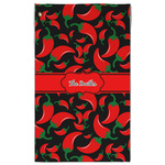 Chili Peppers Golf Towel - Poly-Cotton Blend w/ Name or Text