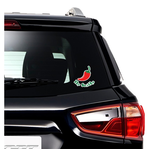 Chili Peppers Graphic Car Decal (On Car Window)