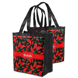 Chili Peppers Grocery Bag (Personalized)