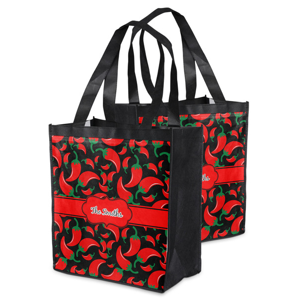 Chili Peppers Grocery Bag - MAIN