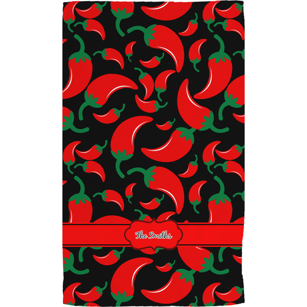 Chili Peppers Hand Towel (Personalized)