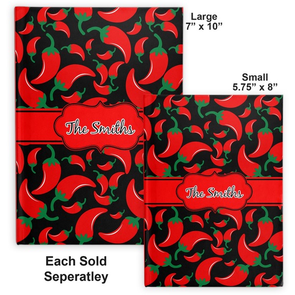 Chili Peppers Hard Cover Journal - Compare