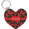 Chili Peppers Heart Keychain (Personalized)
