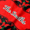 Chili Peppers Hooded Baby Towel- Detail Close Up