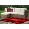 Chili Peppers Outdoor Mat & Cushions