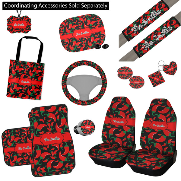 Chili Peppers Interior Car Accessories
