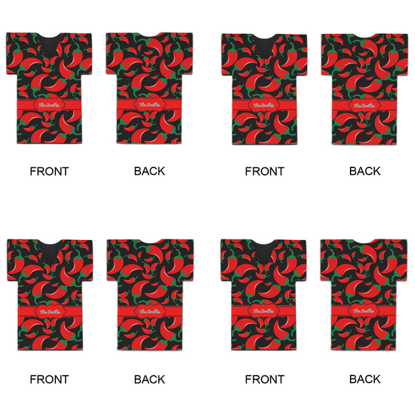 Chili Peppers Jersey Bottle Cooler - Set of 4 - APPROVAL