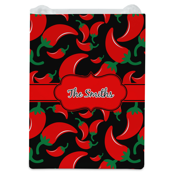 Chili Peppers Jewelry Gift Bag - Gloss - Front