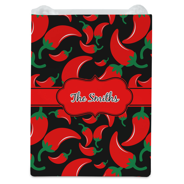 Chili Peppers Jewelry Gift Bag - Matte - Front