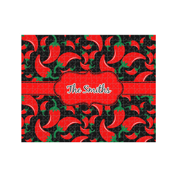 Custom Chili Peppers 500 pc Jigsaw Puzzle (Personalized)