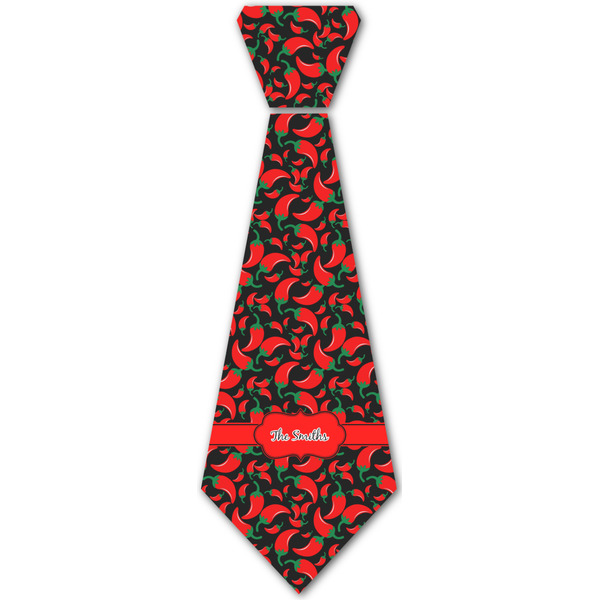 Custom Chili Peppers Iron On Tie - 4 Sizes w/ Name or Text