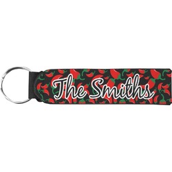 Chili Peppers Neoprene Keychain Fob (Personalized)