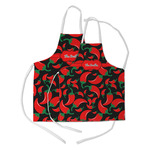Chili Peppers Kid's Apron w/ Name or Text