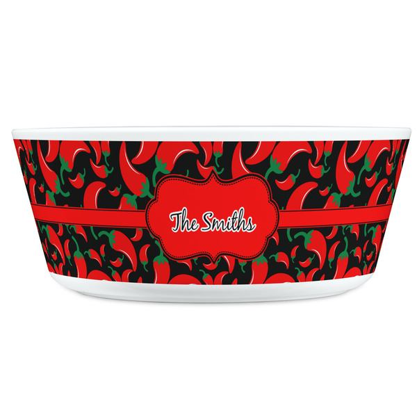 Chili Peppers Kids Bowls - FRONT