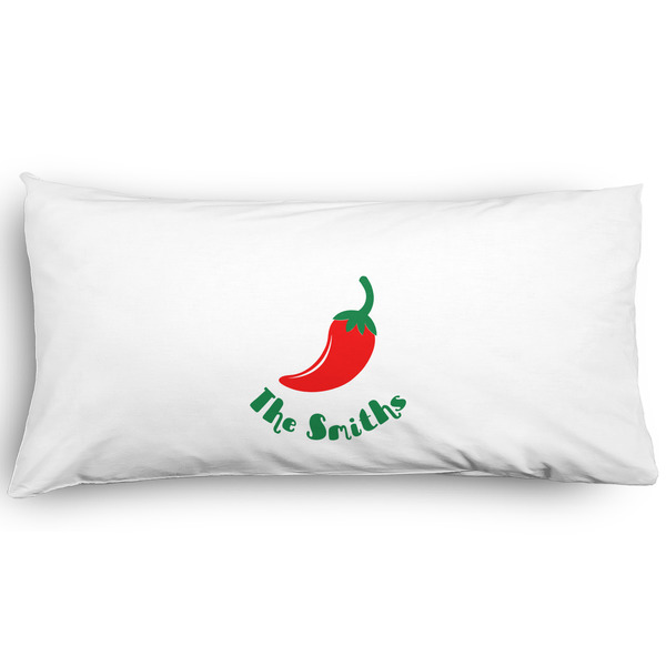 Custom Chili Peppers Pillow Case - King - Graphic (Personalized)