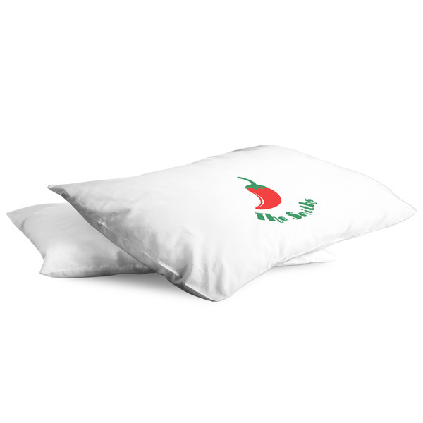 Chili Peppers King Pillow Case - TWO (partial print)