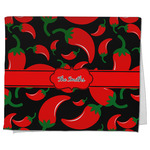 Chili Peppers Kitchen Towel - Poly Cotton w/ Name or Text
