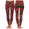 Chili Peppers Ladies Leggings - Front and Back