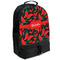 Chili Peppers Large Backpack - Black - Angled View