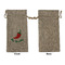 Chili Peppers Large Burlap Gift Bags - Front Approval