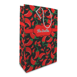 Chili Peppers Large Gift Bag (Personalized)