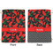 Chili Peppers Large Laundry Bag - Front & Back View