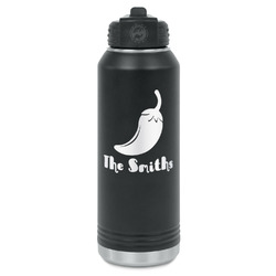 Chili Peppers Water Bottles - Laser Engraved (Personalized)