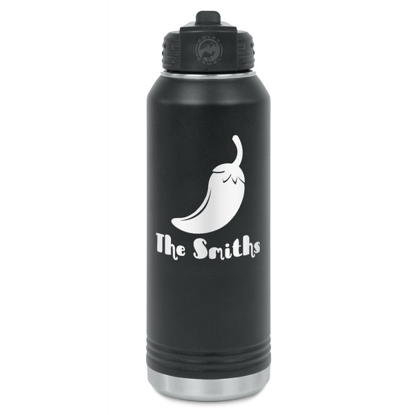 Custom Chili Peppers Water Bottles - Laser Engraved (Personalized)