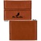 Chili Peppers Leather Business Card Holder Front Back Single Sided - Apvl