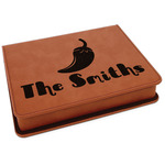 Chili Peppers Leatherette 4-Piece Wine Tool Set (Personalized)