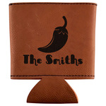 Chili Peppers Leatherette Can Sleeve (Personalized)