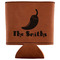 Chili Peppers Leatherette Can Sleeve - Flat