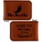 Chili Peppers Leatherette Magnetic Money Clip - Front and Back