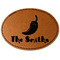 Chili Peppers Faux Leather Iron On Patch - Oval (Personalized)
