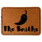 Chili Peppers Leatherette Patches - Rectangle