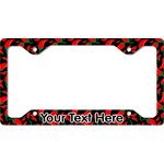 Chili Peppers License Plate Frame - Style C (Personalized)