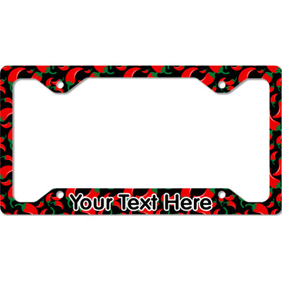 Chili Peppers License Plate Frame - Style C (Personalized)