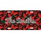 Chili Peppers Front License Plate (Personalized)