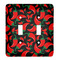Chili Peppers Light Switch Cover (2 Toggle Plate)