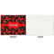 Chili Peppers Linen Placemat - APPROVAL Single (single sided)