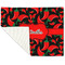 Chili Peppers Linen Placemat - Folded Corner (single side)