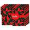 Chili Peppers Linen Placemat - MAIN Set of 4 (double sided)